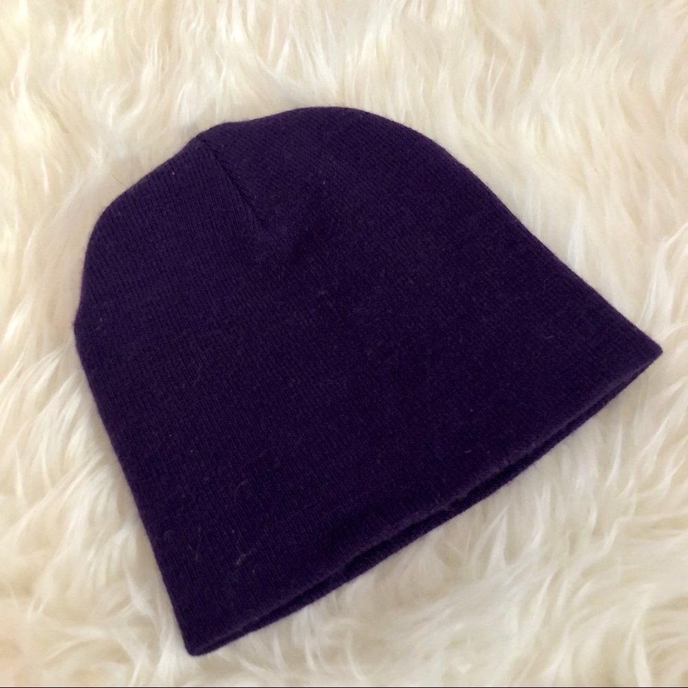Purple Fitted Beanie